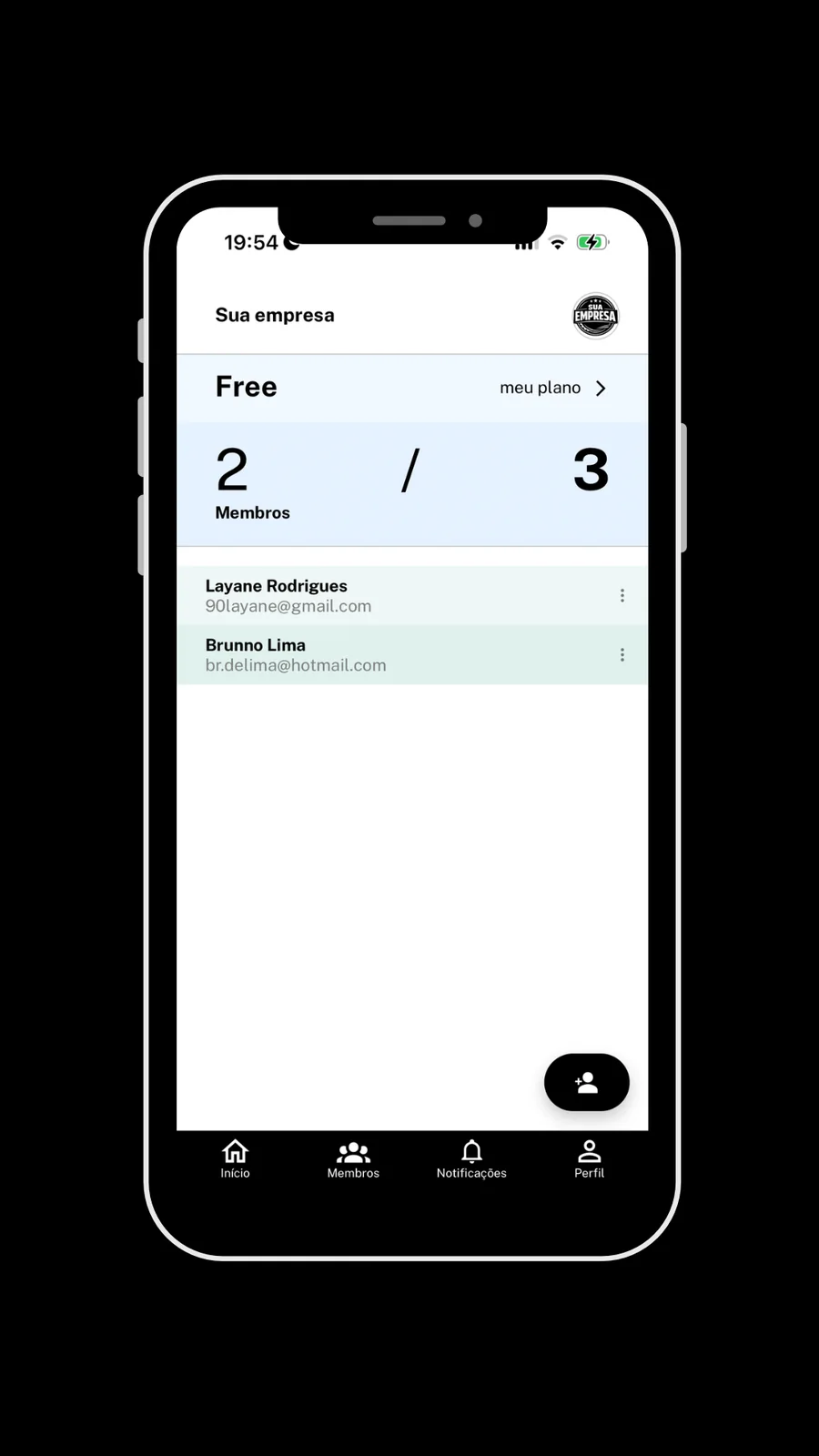 Tela 5 do app Sorteador para empresas